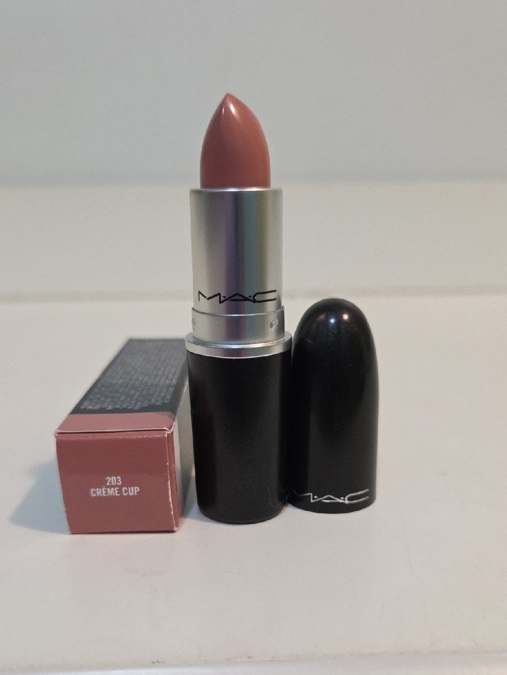 MAC #203 Creme Cup Cremesheen Lipstick. NIB ( Discontinued Original Formula)